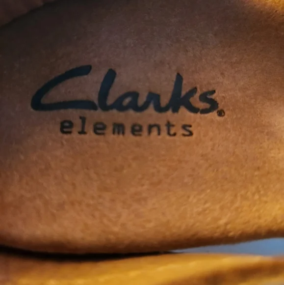 Wedge suede/leather Clarks shoes Size 8 - Picture 4 of 4